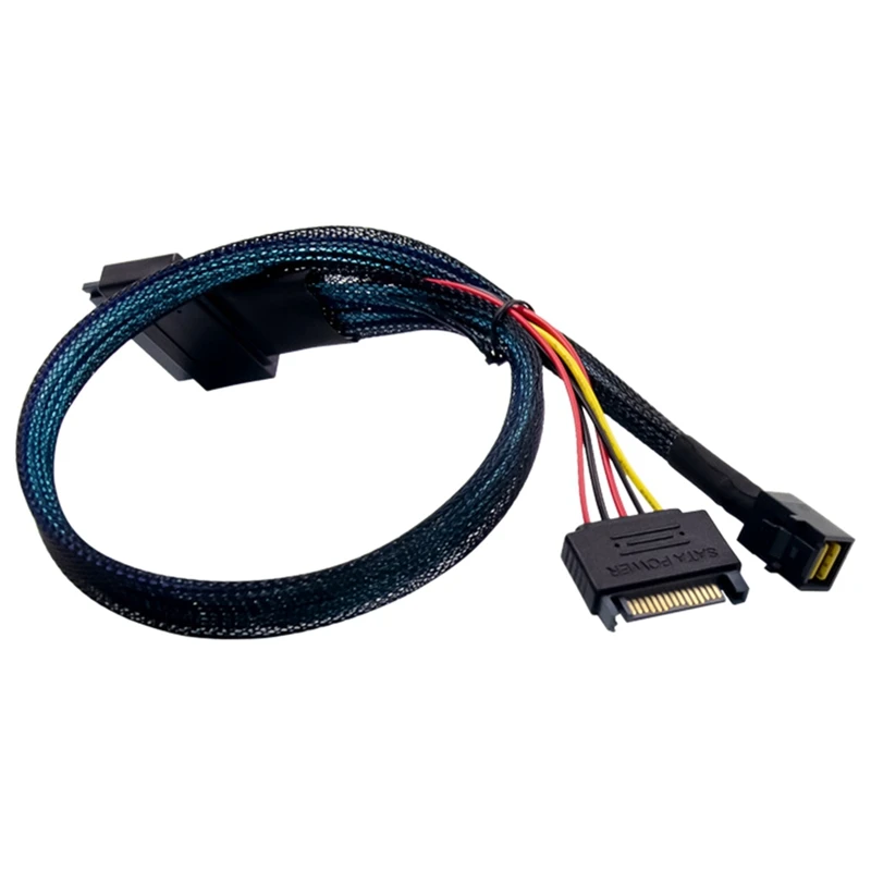 

Высокоскоростной кабель передачи данных Mini SAS HD SFF8643, проводка SFF8643-Sff8639 (1-1), кабель передачи данных SAS