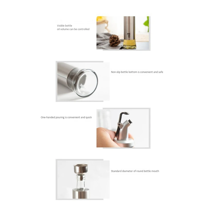 4 шт. в упаковке масла и уксуса диспенсер с дисковый элегантный дизайн