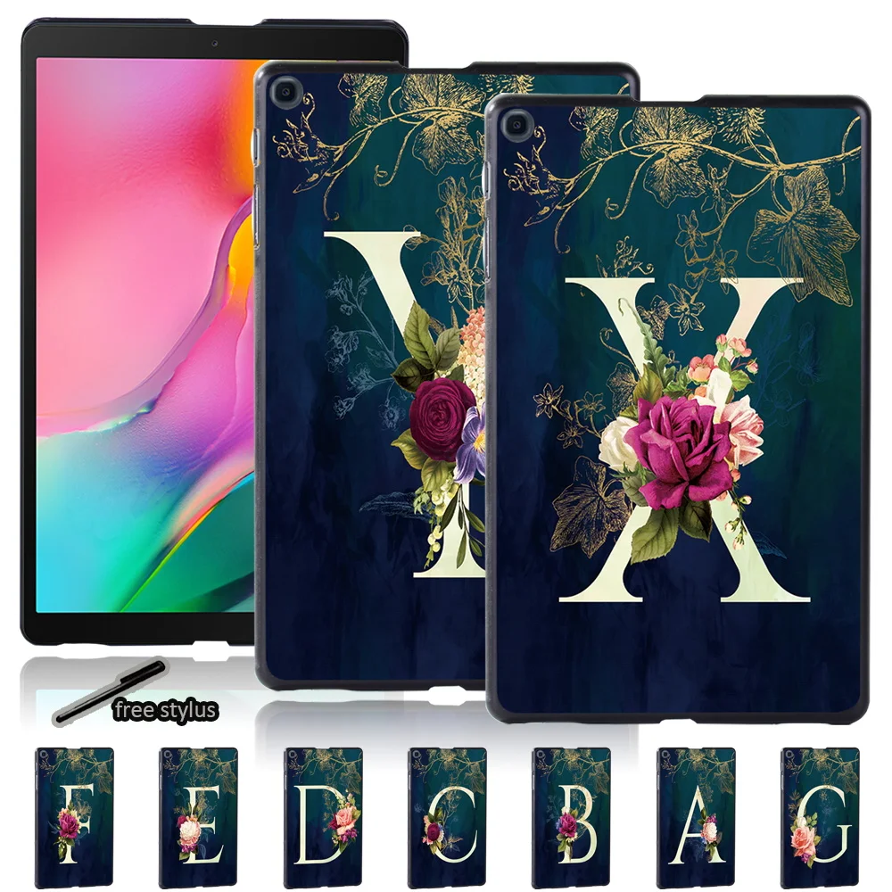 

Tablet Hard Shell for Samsung Galaxy Tab S7 T870 T875 11"/Tab S4 T830 T835/Tab S6 Lite 10.4"P610 P615 Letter Series Back Case