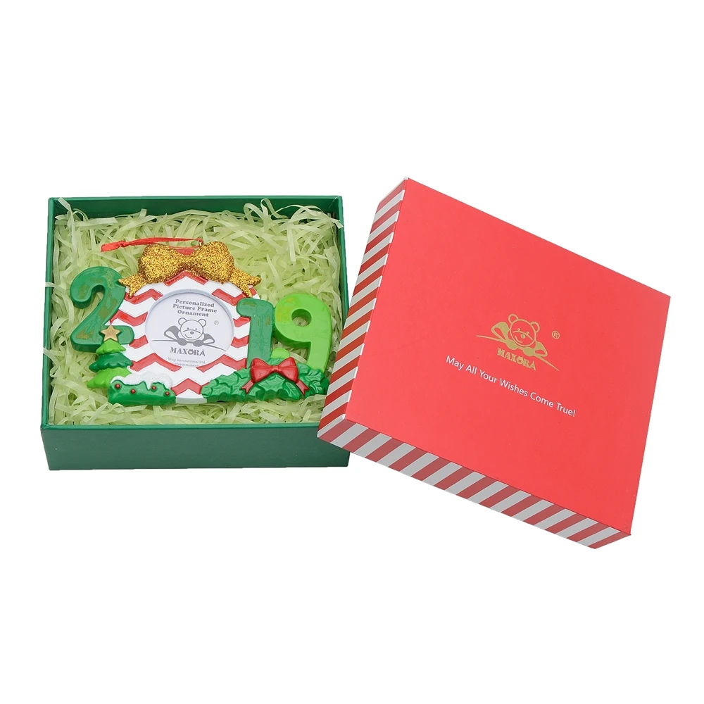 Оптовая продажа рамка для фотографий из смолы 2019 рождественские украшения
