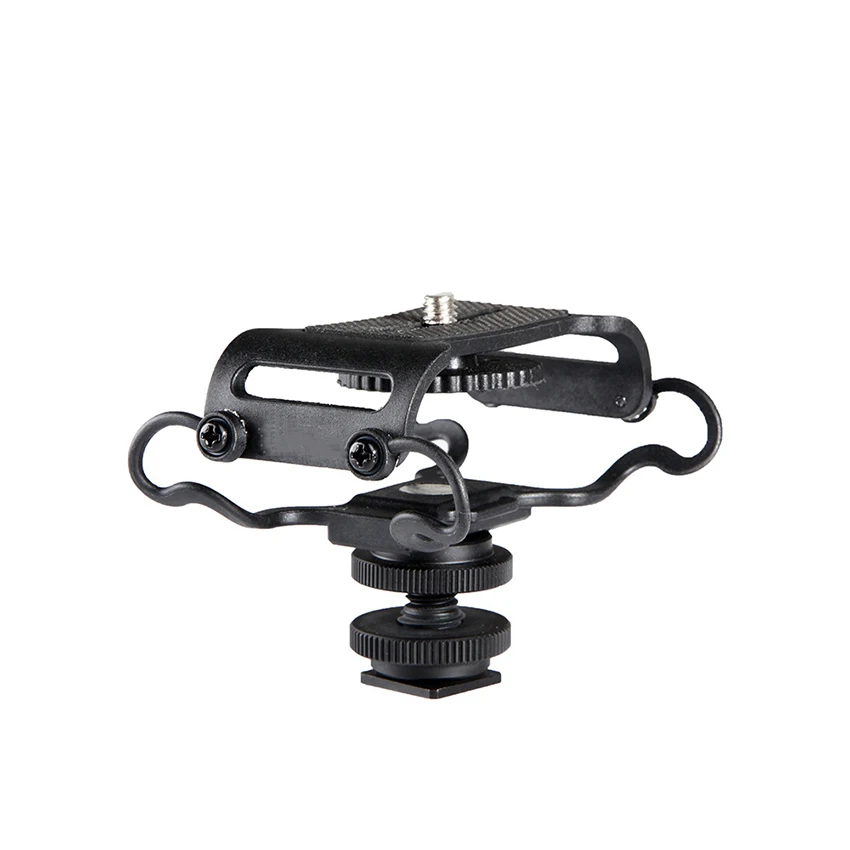 

Universal Microphone and Recorder Shock Mount to fit PCM-M10 H6 IS-12, Portable Anti-vibration Shock Mount Base for Camera Mic