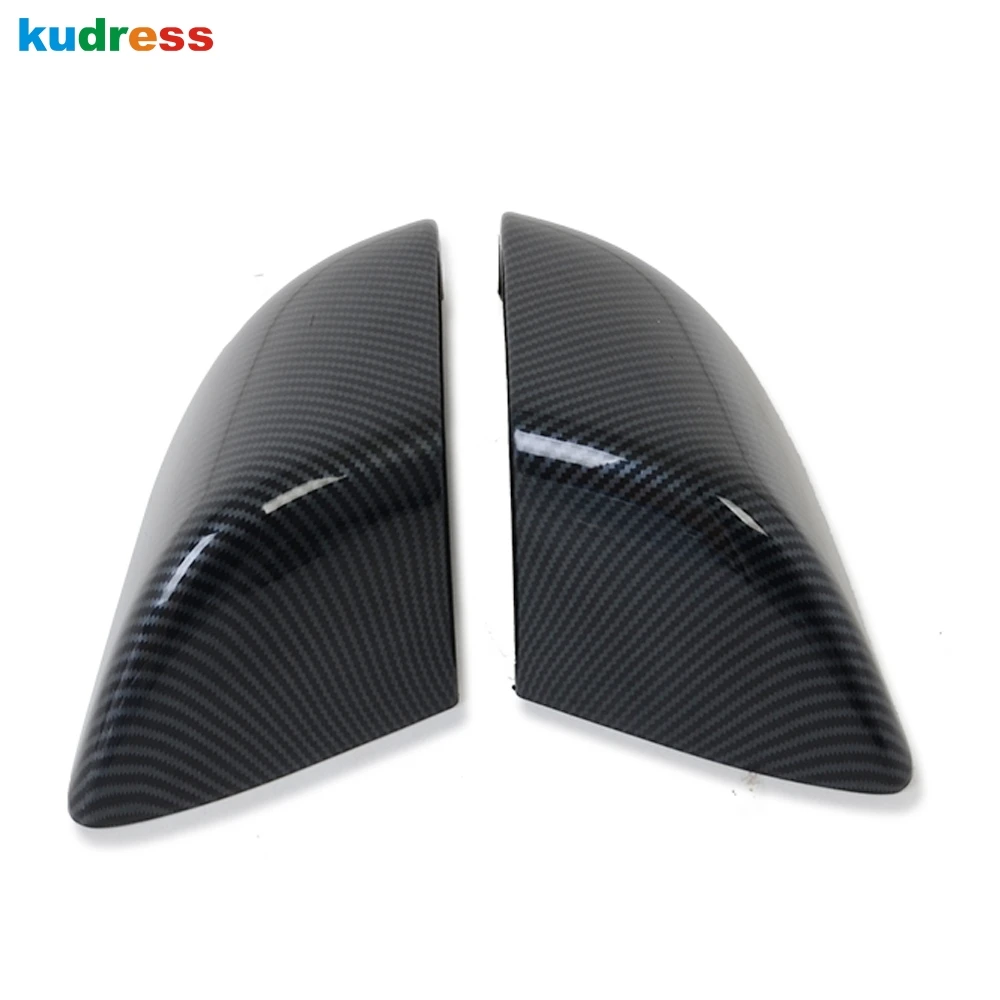 

Для Tesla модель 3 2018 2019 2020 2021 углеродного волокна накладка на зеркало заднего вида автомобиля обрезки Стикеры Стилизация под давлением аксесс...