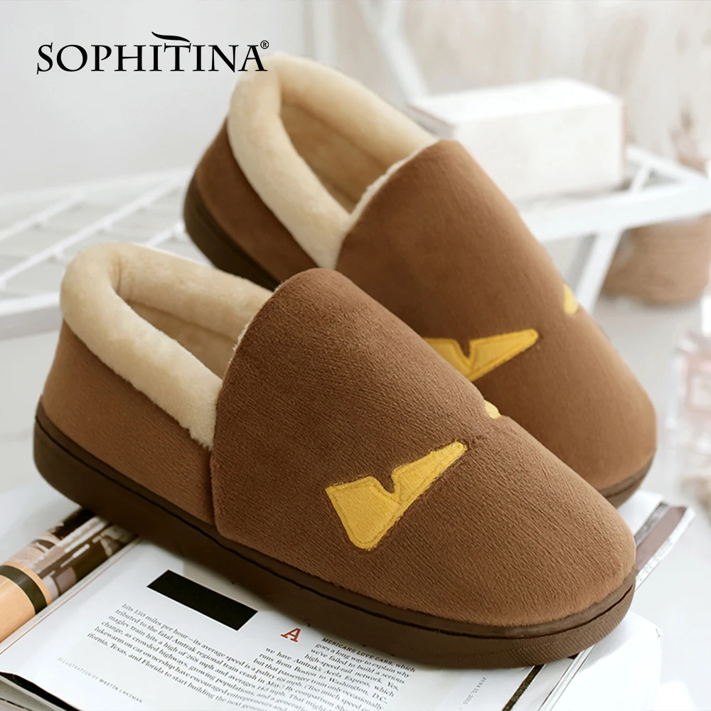 SOPHITINA/зимняя повседневная женская обувь на плоской подошве удобное мультяшное