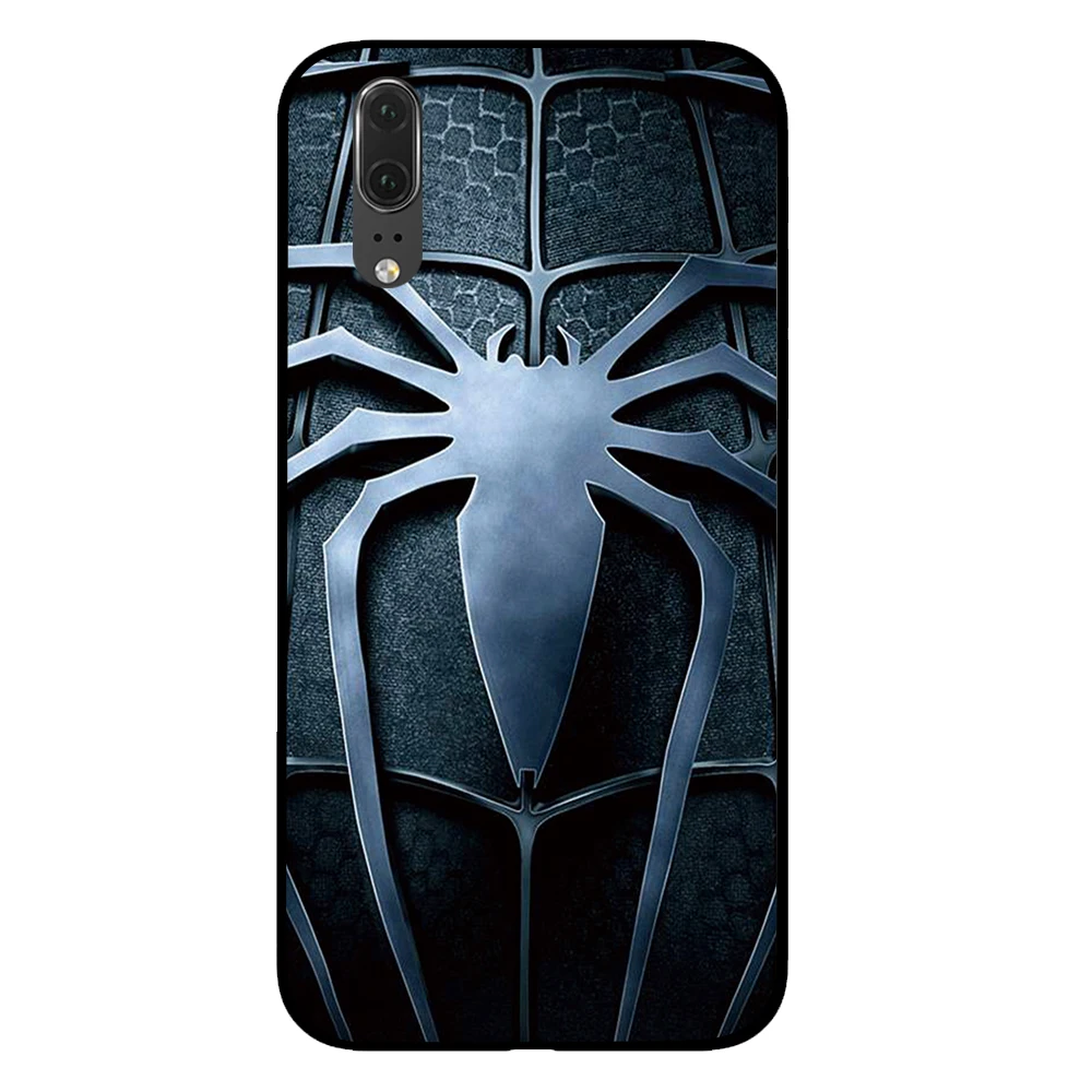 11 Черный чехол с человеком-пауком и Америкой для телефона marvel comic для huawei P30 P20 mate 10 20 Pro Lite Nova 3 4 3i - Цвет: 11