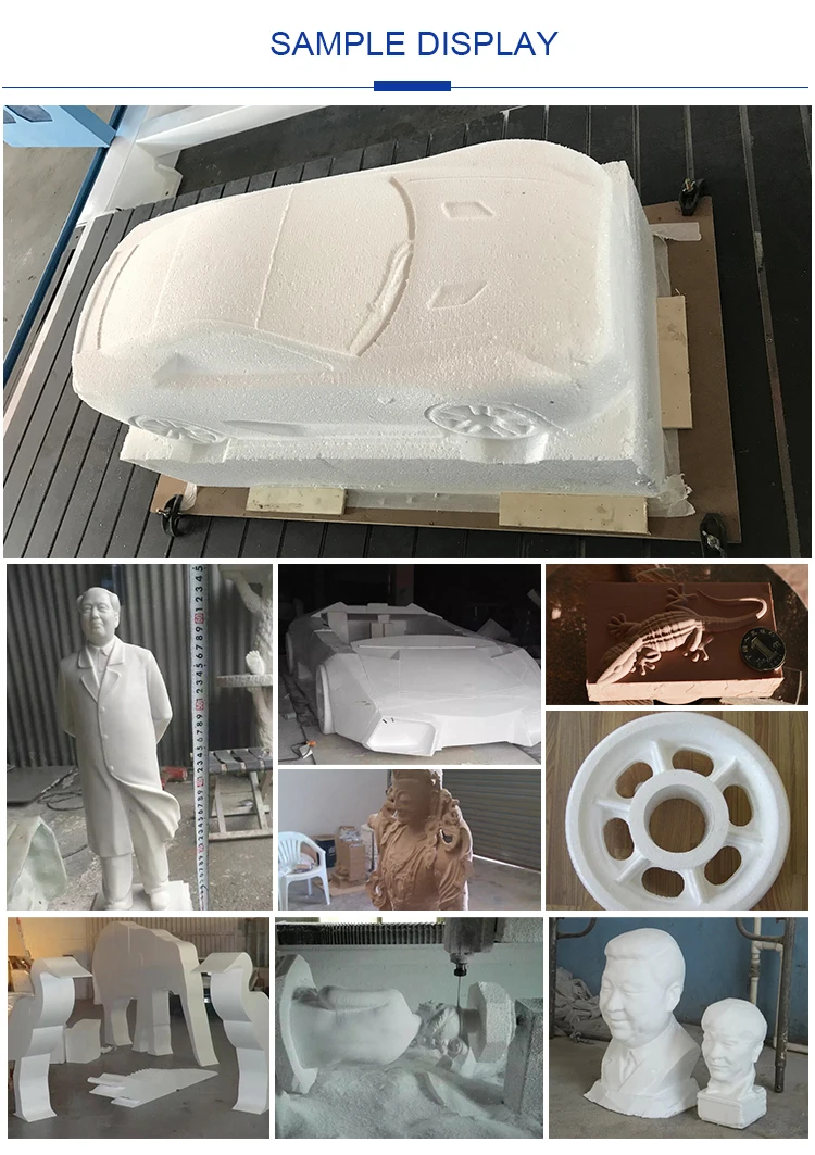 Пенополистирола 3d из пенополистирола резак 4 оси cnc машина для продажи |