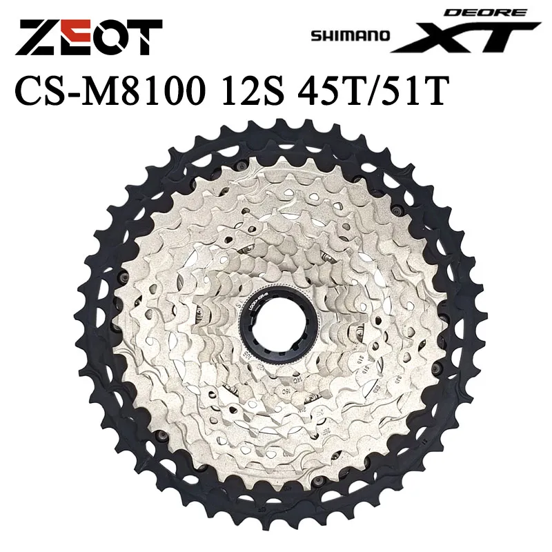 

Кассета велосипеда SHIMANO DEORE XT CS M8100, Звездочка для горного велосипеда, детали для горного велосипеда, 12 Скоростей, 12 S, 10-51T, 10-45T, 12 В