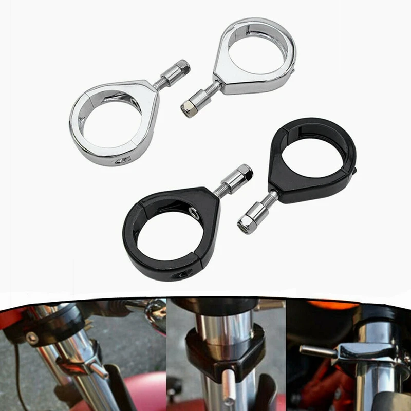 

49MM Motorcycle Turn Signal Mounting Bracket Fog Lamp Bracket Suitable for XL Sportster 1200 Dyna