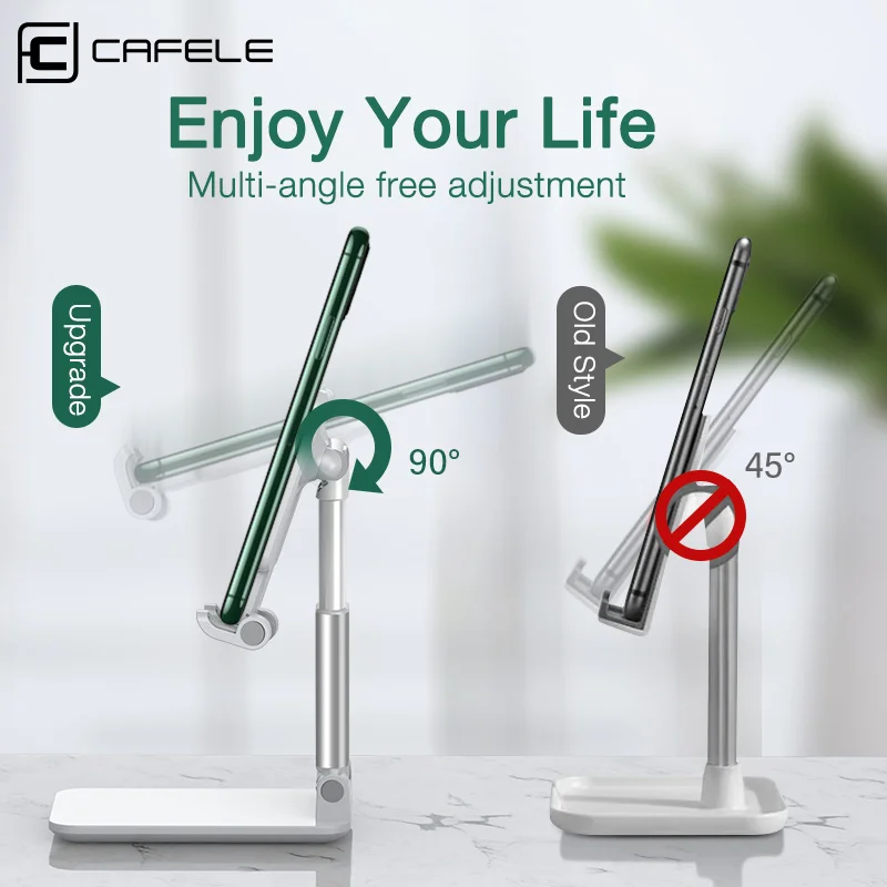 Универсальный настольный держатель для телефона Cafele регулируемая подставка