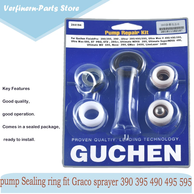 1 /5 шт. безвоздушный насос опрыскивателя Ремкомплект для 244194 уплотнительные