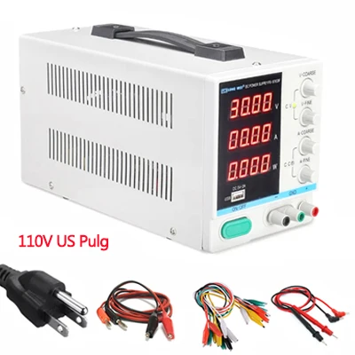 US110V LW PS-3010DF источник питания постоянного тока 30V 10A высокое precision4-digit светодиодный дисплей USB зарядки Ремонт переключение лабораторный блок питания - Цвет: US110V