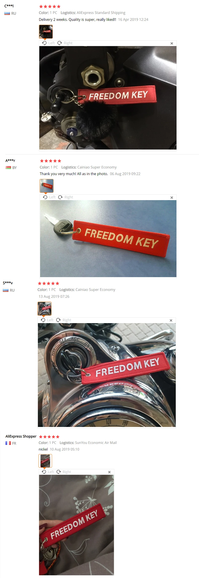 Брелок для ключей Freedom для автомобилей с красной вышивкой, брелок для авиационных подарков, удаляемый перед полетом, брелок oem, ювелирное изделие llavero