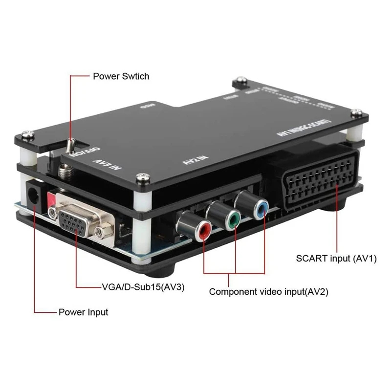 Комплект конвертеров OSSC HDMI для ретро игровых консолей PS1 2 Sega Atari Nintendo с