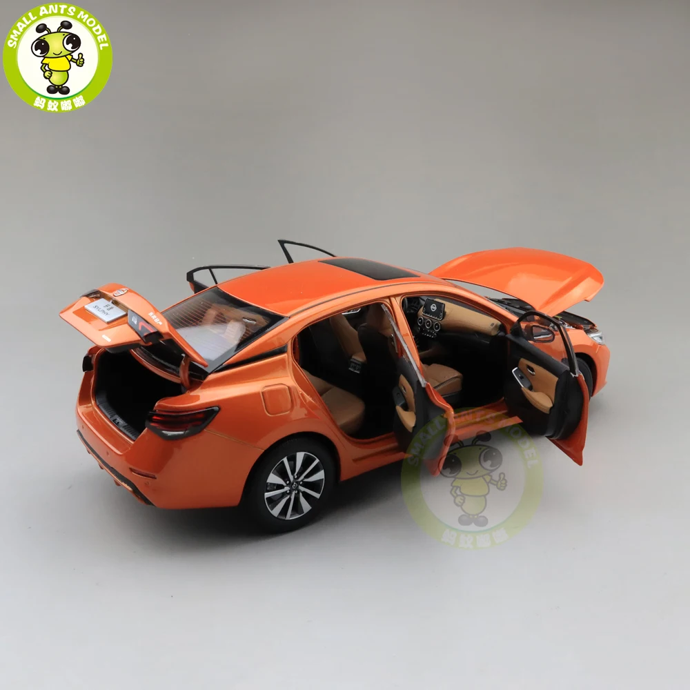 1/18 Nissan SYLPHY автомобиль из литого металла модель игрушки Дети Подарки для мальчиков и девочек оранжевый