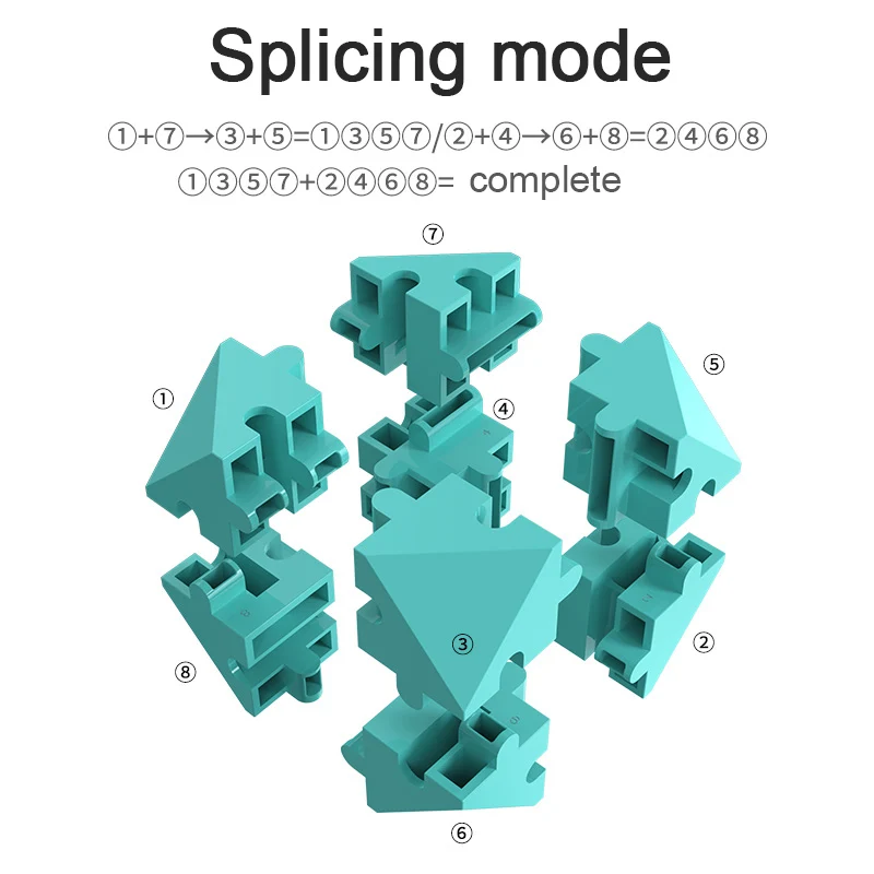 

Three Dimensional Intelligence Cube Magic Cube Decompression Stress Anti Stress Cube Toy Gifts For Children