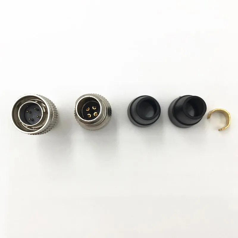 1 шт. HiFi 4-контактный штекер из металлического сплава для наушников аудиоразъем