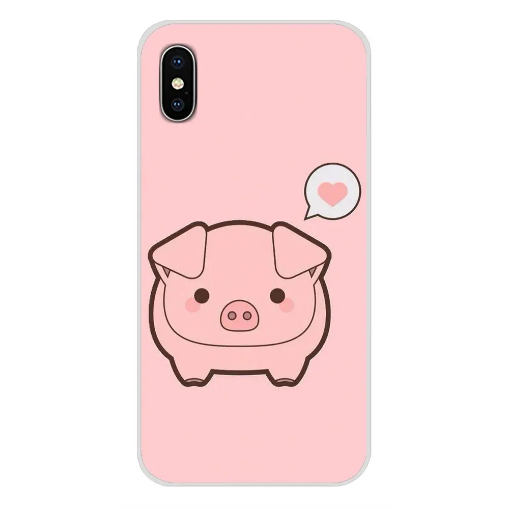 Прозрачный мягкий чехол Чехлы для Huawei NOVA 2 3 2i 3i Y6 Y7 Y9 премьер-профессионал GR3 GR5 Y5II Y6II смешной милый мягкий чехол с изображением милой свинки