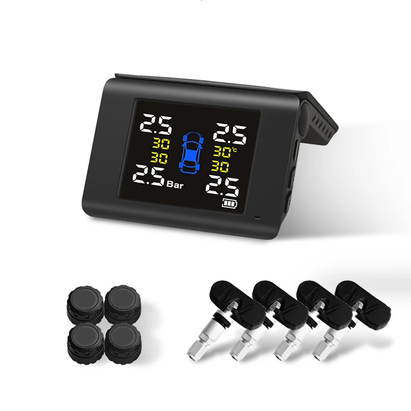 Система контроля давления в шинах ЖК дисплей Дисплей охранной сигнализации