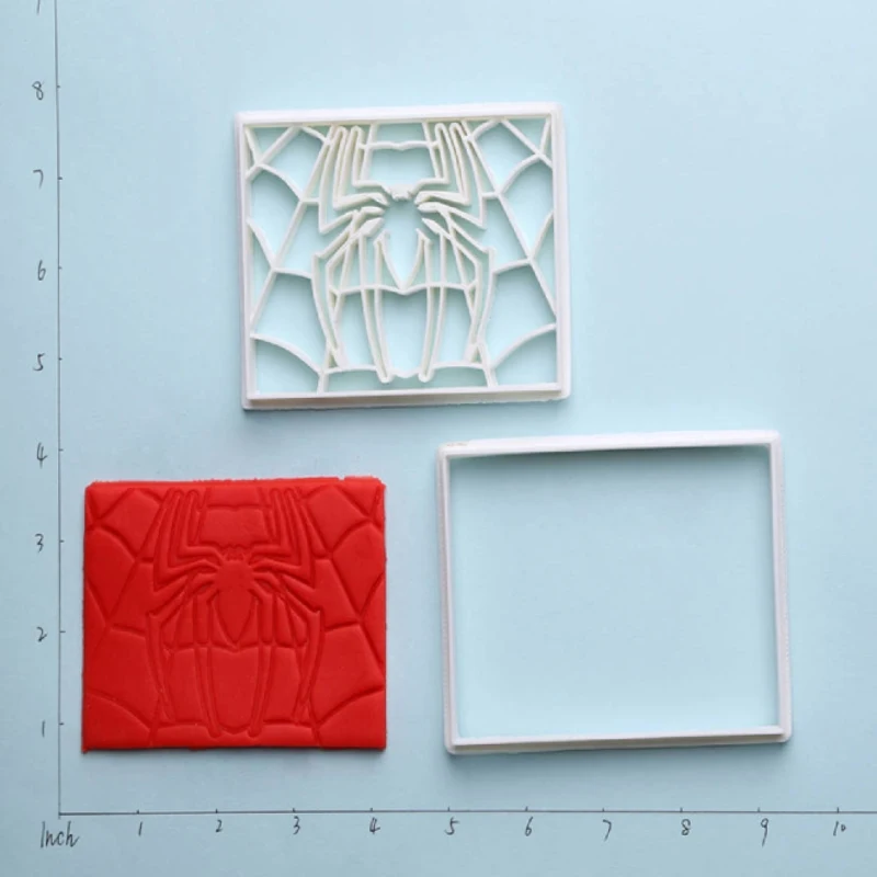 Супер Герой Паук Паутина помадка резак печенья плесень 3D печатных выпечки