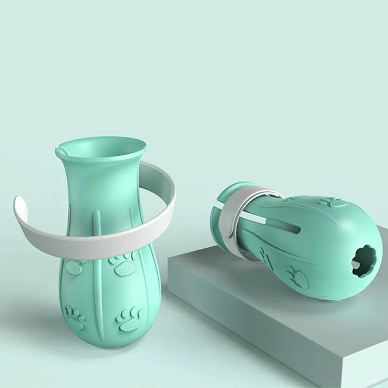 

Silica Gel Toiletries Adjustable Anti-scratch Foot Cover Cat Clip Nail Cover Multifunctional Cat Foot Cover Silicone Cover