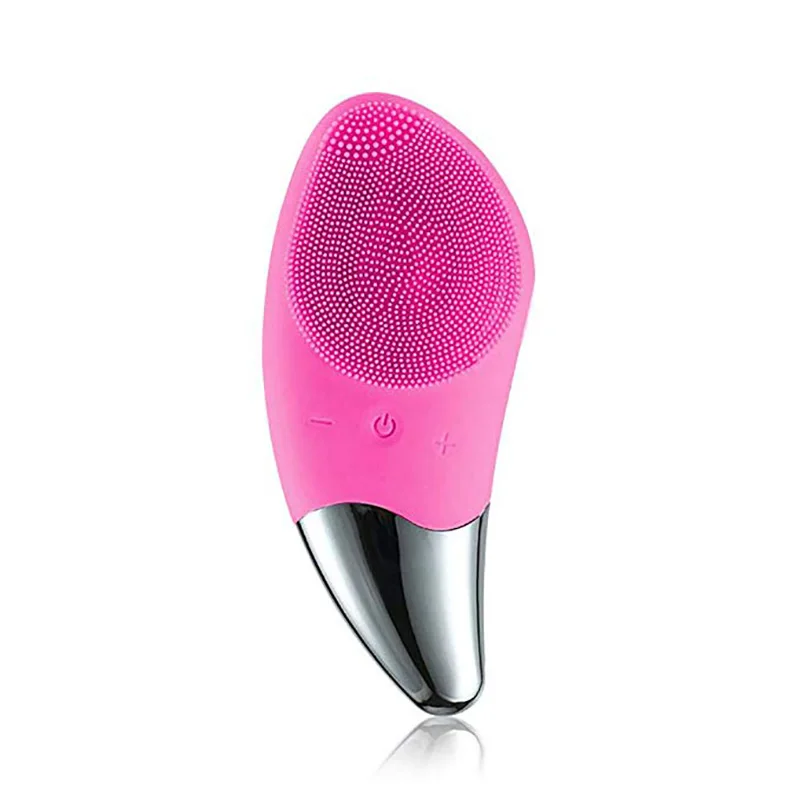 electric brush 3 Мини электрическая силиконовая Чистящая Щетка массажная стиральная машина водонепроницаемый USB Перезаряжаемый прибор для очищения лица массажер - Цвет: electric brush 3