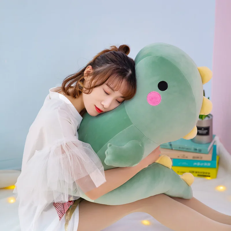 Dinosaur Plush Toy Doll Cartoon Stuffed Animal Dino for Kids Super Soft Baby Hug Sleep Pillow Home Decor Toys Children | Игрушки и хобби