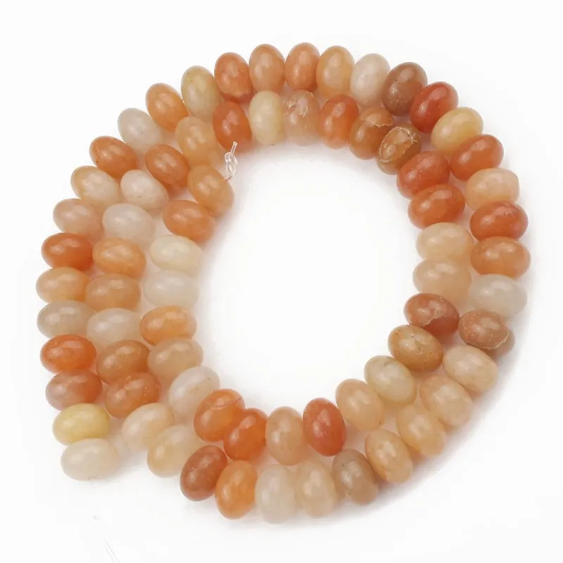 4 6 8 мм Натуральный Красный Авантюрин нефрит круглые каменные бусины-разделители