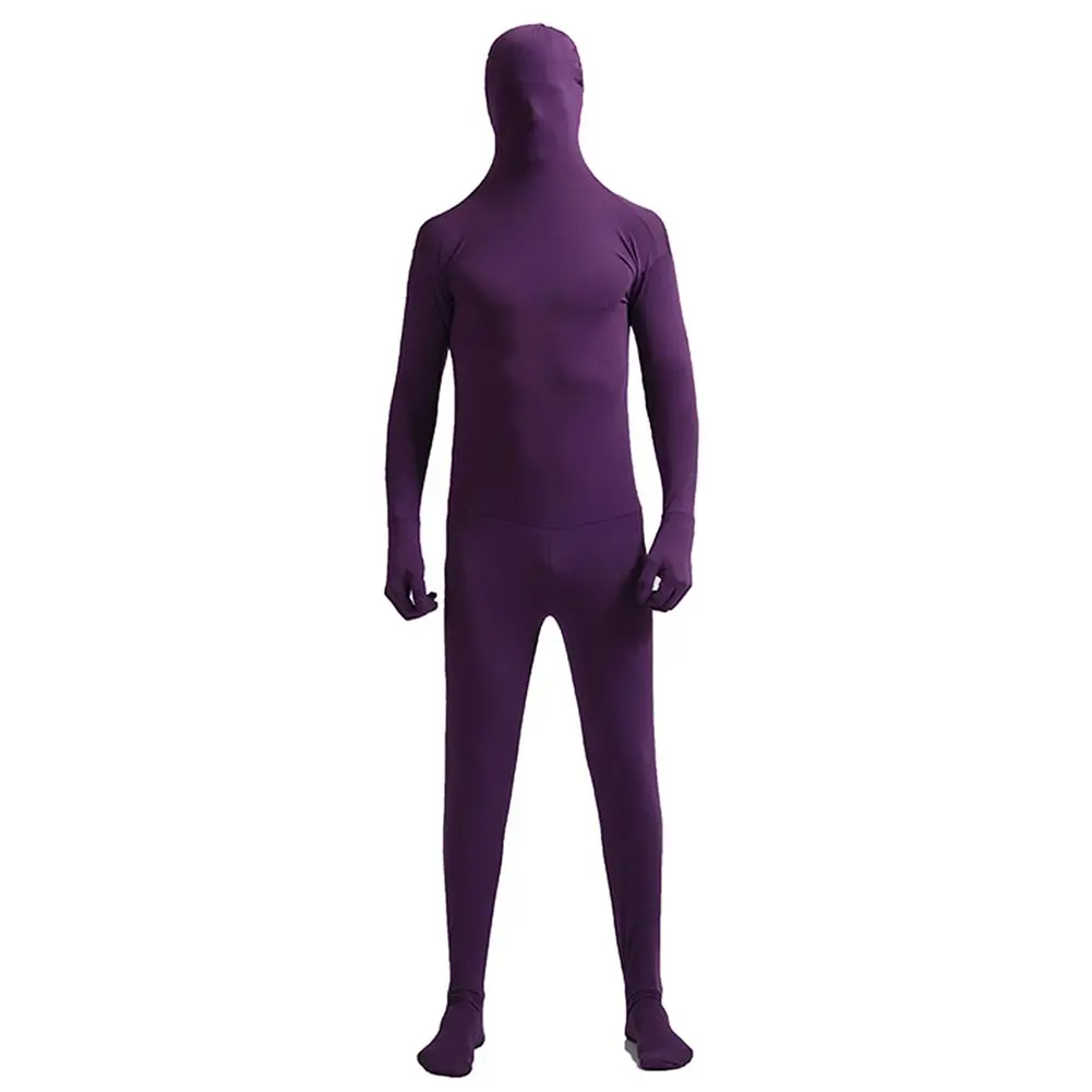 Костюм на Хэллоуин сценический костюм обтягивающий черного человека одежда для