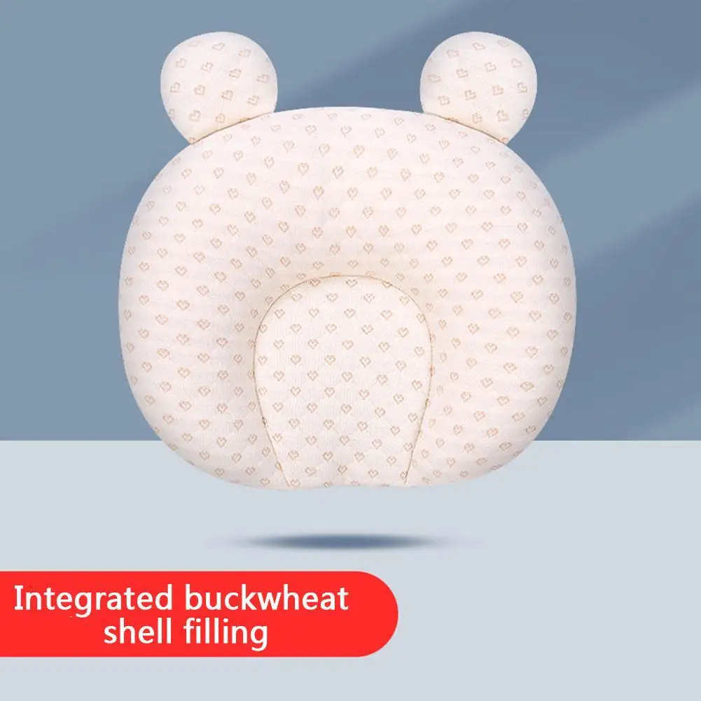 

Cotton Infant Anti Roll Toddler Pillow Shape Toddler Positioner pillow Sleeping Protect Baby Bedding Newborn Stereotype Cus D5T9