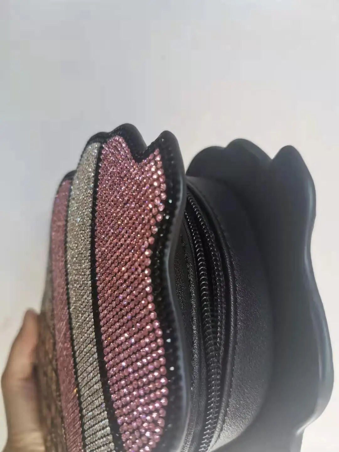 

Ins Diamond Lady Cluth Purse Women's Purses Multi-Function Chian Bags Female Phone Card Holder Wedding Party Ice cream Wallet