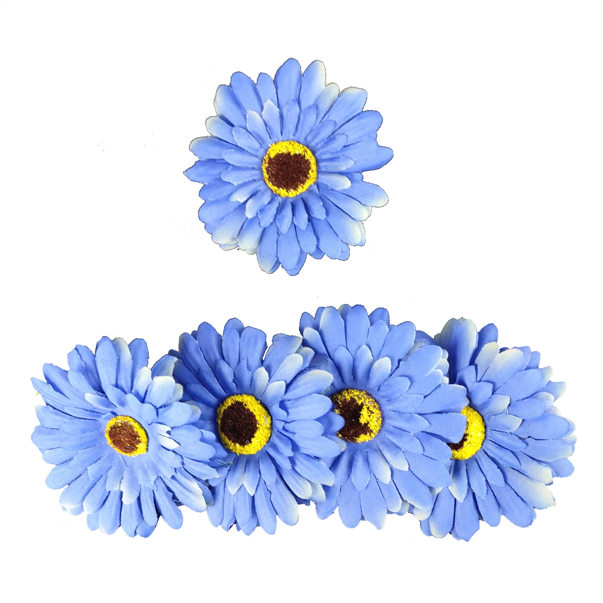 

5Pcs Barberton Daisy Household Products Vases Home Decor Wedding Bridal Accessories Clearance Cheap Artificial Flowers Supply