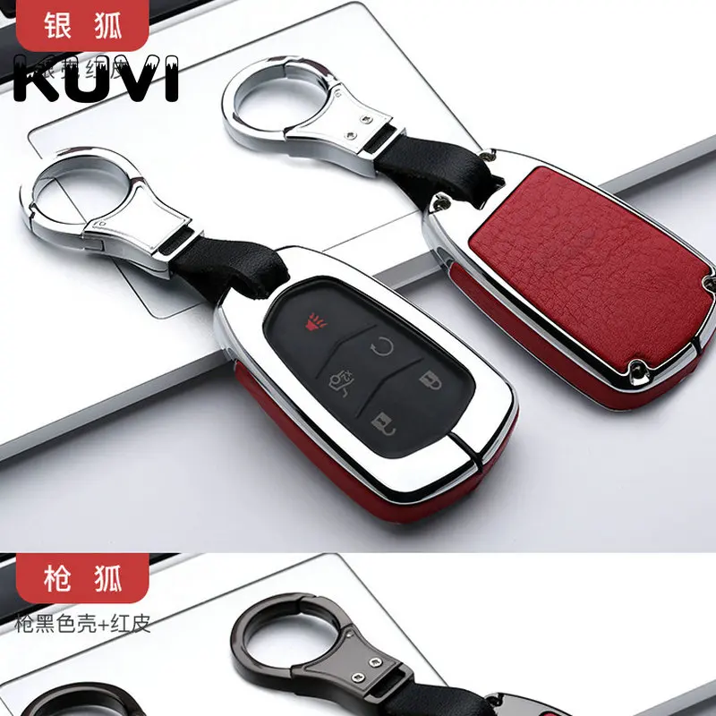 Чехол для ключей сумка-брелок Cadillac ESV Escalade CTS XTS SRX ATS 2015 2016 2017 2018 CT5 XT5 XT6