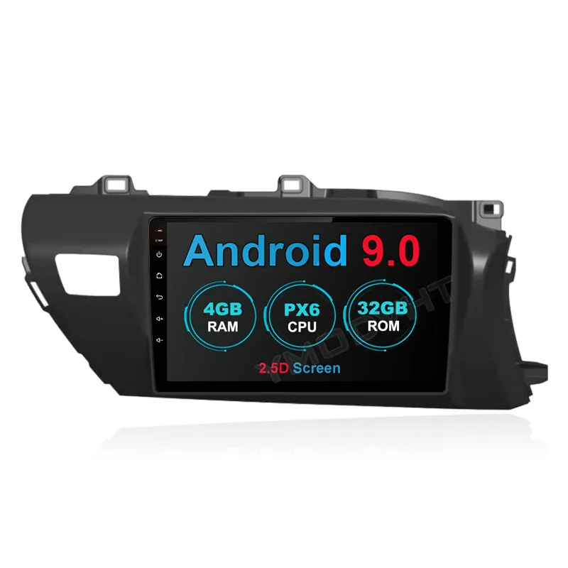 YMODVHT 2.5D 10 дюймов 4 Гб + 64 ГБ Android 9 0 автомобильный DVD-радиоприемник для Toyota Hilux 2015 2016