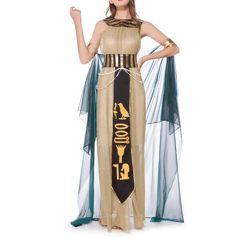 Женский греческий богиня римская леди Египетский Костюм Косплей Белый