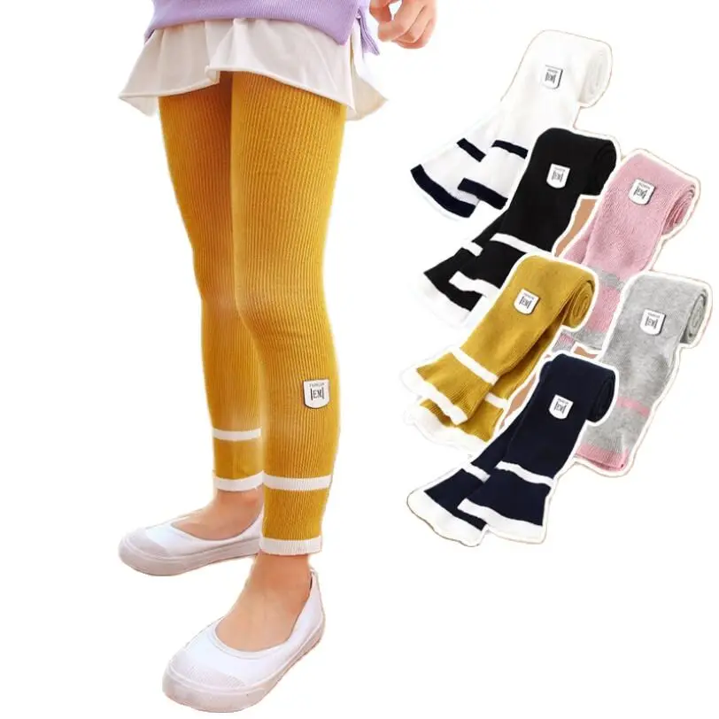 

Spring girls leggings 1-7Y little girls pants skinny ankle-length children cute trousers kids outwear toddler leggings baby girl