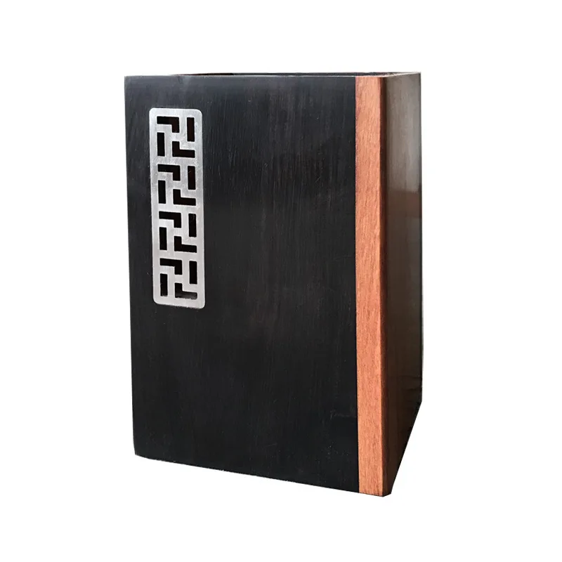 

Ebony Business Office Storage Box Student Graduation Gift Chinese Style Desktop Pen Holder