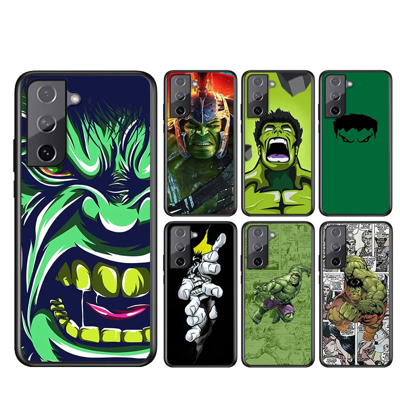 

Hulks Avengers For Samsung Galaxy S21 S20 FE Ultra Lite S10e S10 S9 S8 S7 S6 Plus Edge 5G Black Soft Phone Case