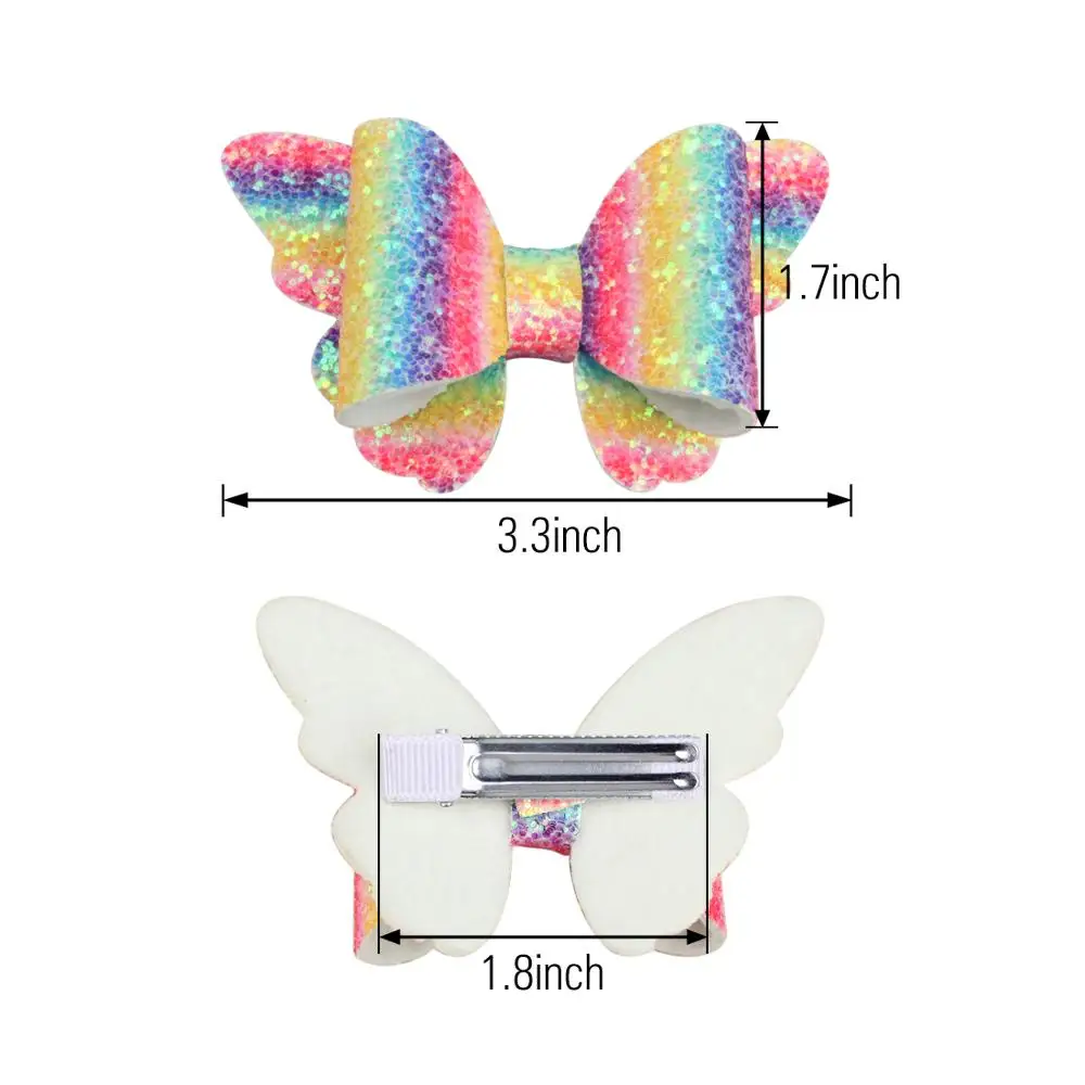 10 шт./набор детские заколки для волос с бантом