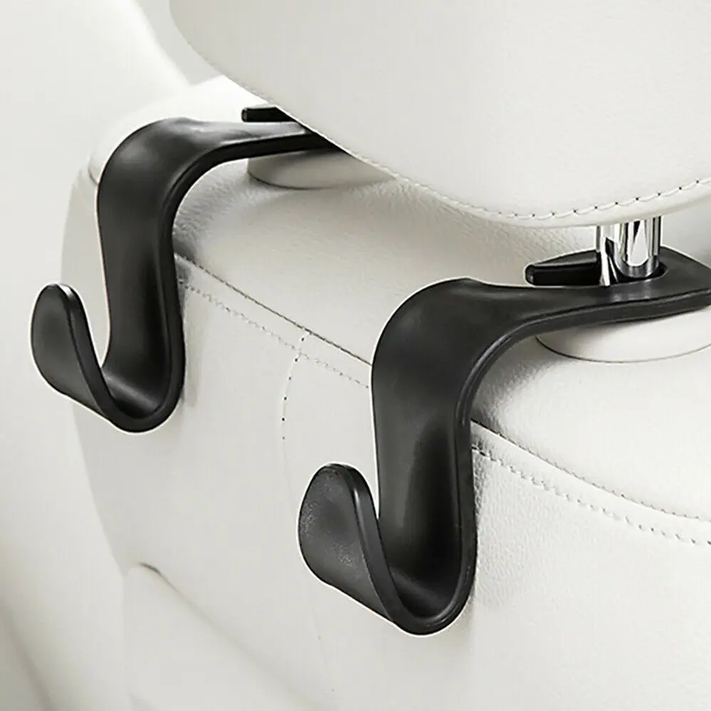 

Accessory Car Back Seat hanger​ For Car Bus Headrest Bag Black Groceries