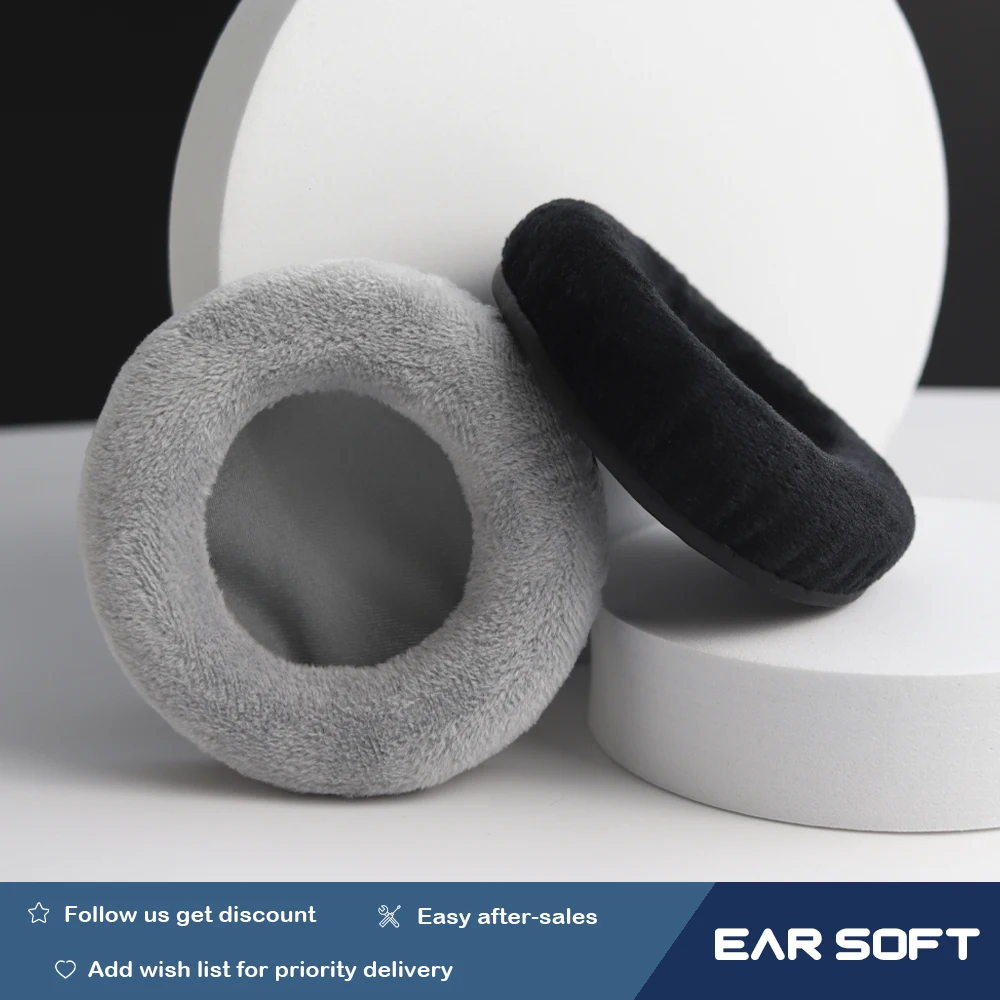 Earsoft Replacement Cushions for Panasonic RP-WF910H Headphones Cushion Velvet Ear Pads Headset Cover Earmuff Sleeve