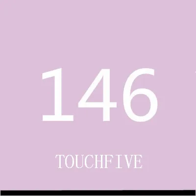 TOUCHFIVE 168 цветов одиночные художественные маркеры Кисть ручка эскиз на спиртовой основе маркеры двойная головка манга ручки для рисования товары для рукоделия - Цвет: 146-mauve shadow
