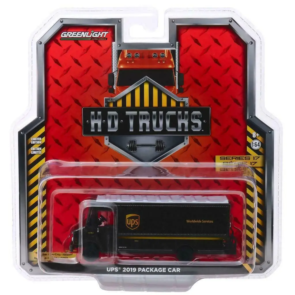 GreenLight 1:64 2019 упаковочный автомобиль UPS UNITED PARCEL бутик игрушечный из сплава для