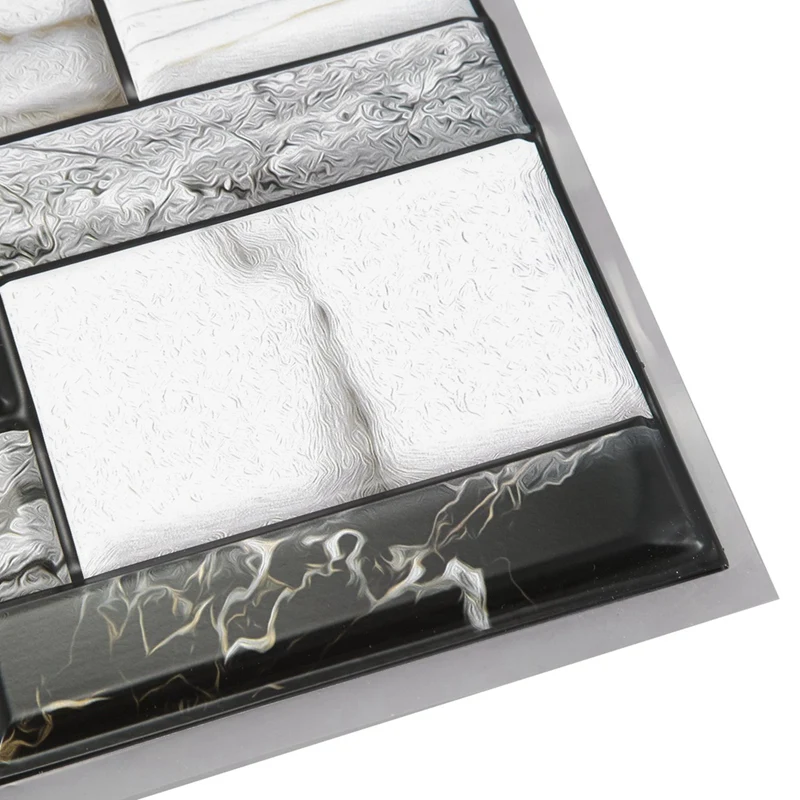 2 шт 3D настенная наклейка плитка кирпич самоклеющийся кухонный Настенный декор