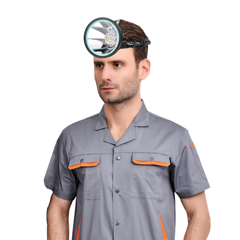 Супер яркий 4 Core P90 50 Вт светодиодный налобный фонарь ИК Сенсор головной