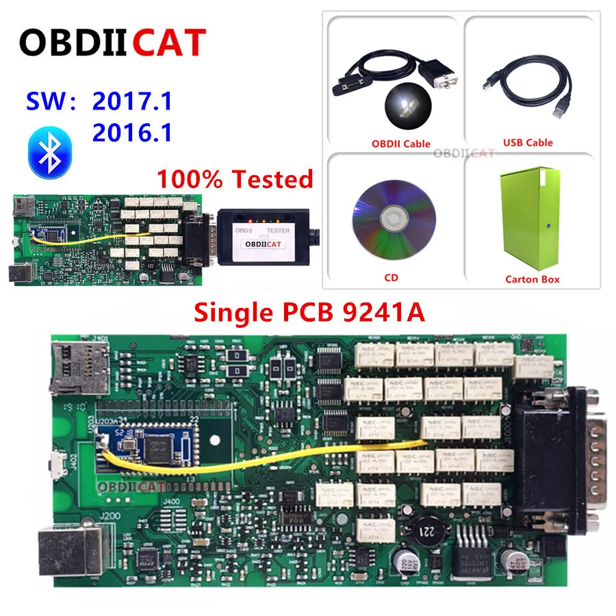 Сканер Multidiag V3.0 красный релейный OBDIICAT-TCS черный TCS bluetooth сканер obd2 диагностический