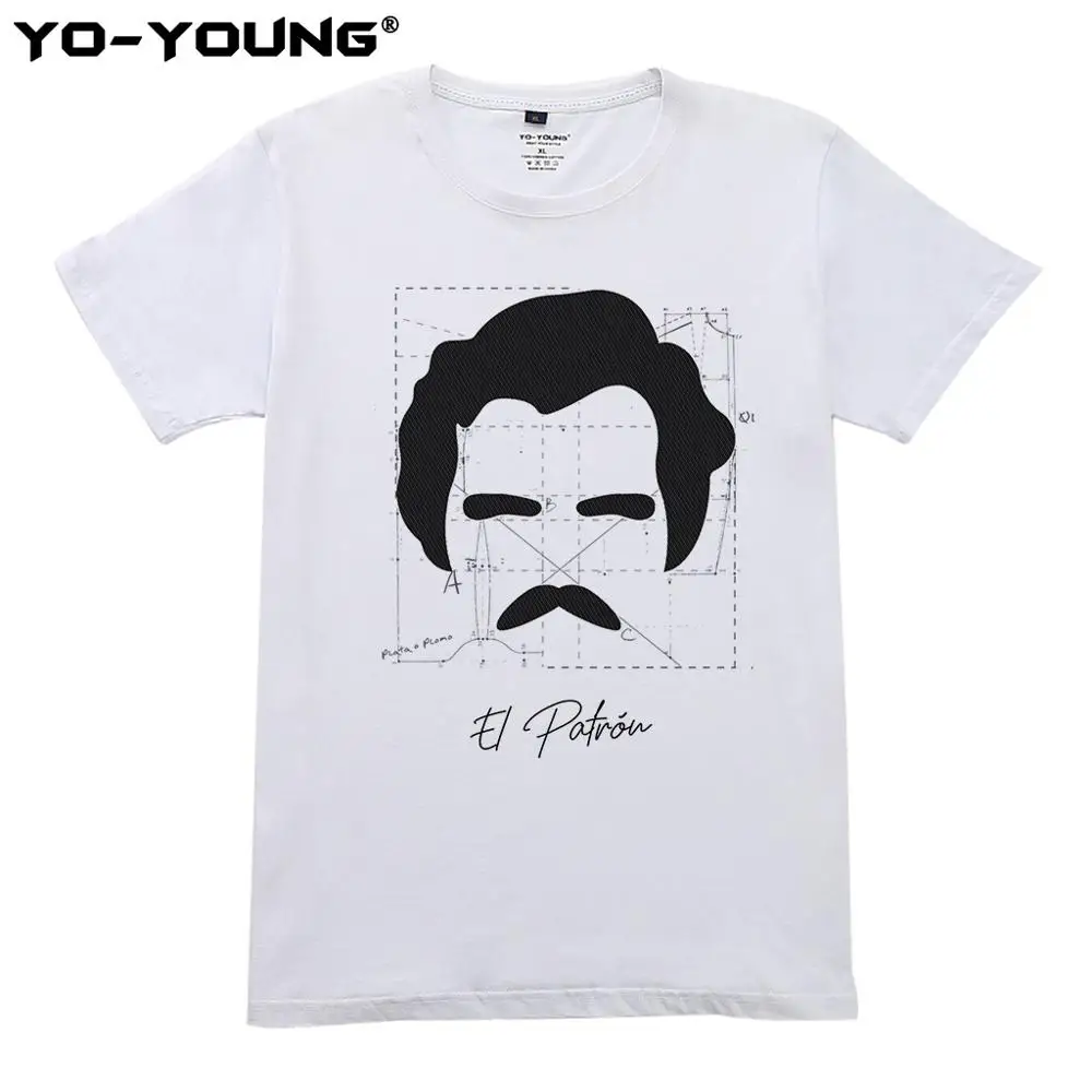 Футболка мужская с принтом Пабло 100% хлопок короткий рукав | Мужская одежда