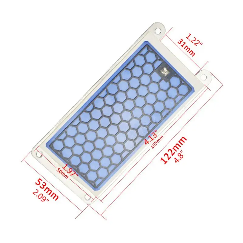 

5g/h Portable Home Ozone Generator Plate Integrated Ceramic Ozonizer Air Water Sterilization Purifier Parts