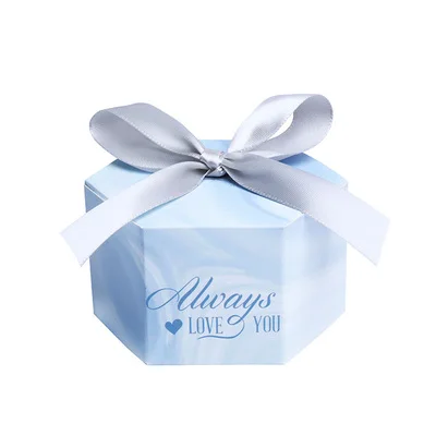Новые мраморные стильные коробки для конфет Always Love You Tex свадебные подарки и