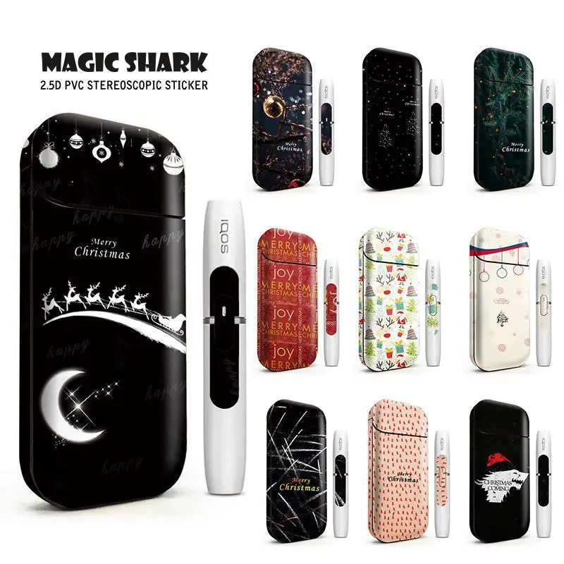 

Film Christmas Sticker Film Skin Electronic Cigarette Cover Sticker For IQOS 2.4 Plus 1985-1994