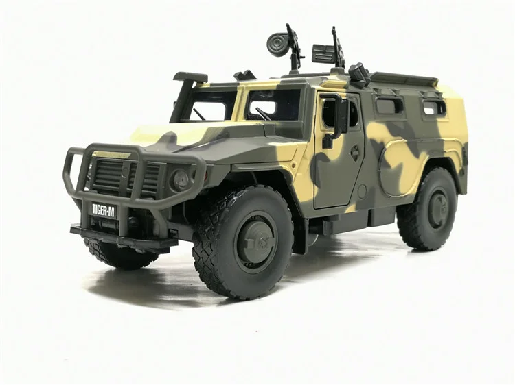 T Cam no box 1:32 Hummer M1046 военный автомобиль модель усовершенствованная, от взрыва, бронетранспортер со звуком светильник сплав игрушечный автомобиль модель литая игрушечная машинка - Цвет: T Cam no box