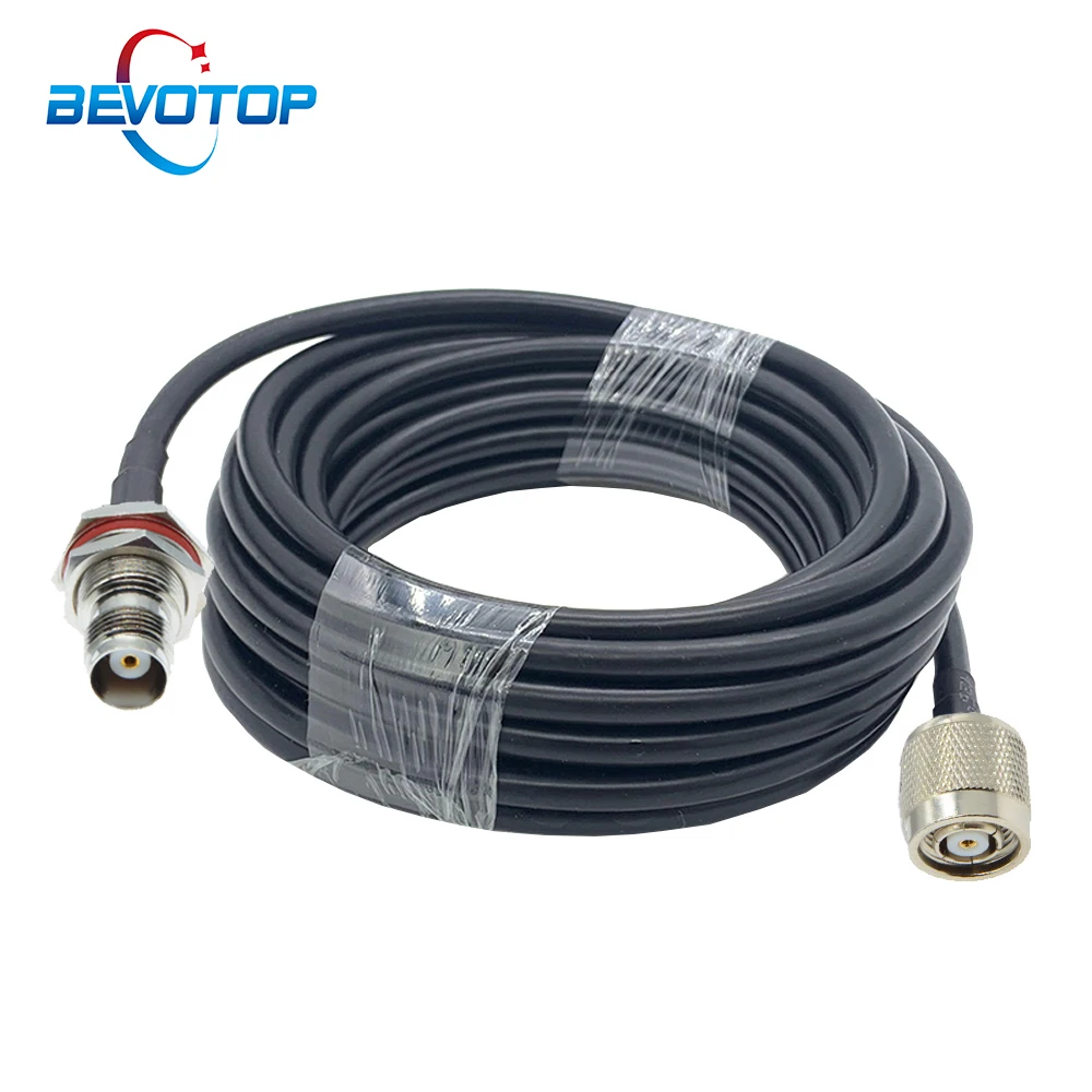 

TNC RG58 Pigtail TNC Female to RP-TNC Male RF Extension Cable 50 Ohm Coaxial Jumper Cord 50CM 1M 2M 5M 10M 15M 20M